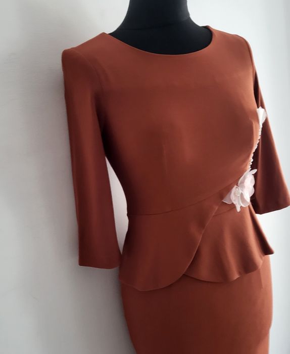 UNIKAT piękna sukienka mini Midi top spódnica lolita 36 s 34 xs