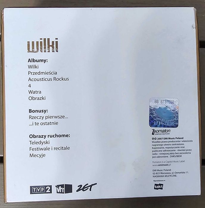 Płyty cd Wilki-Box