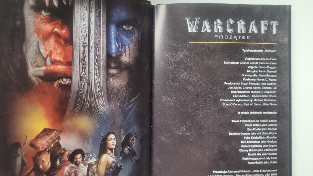 Film DVD Warcraft Początek - oprawa książkowa