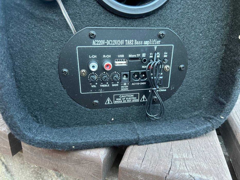 ‼️ Автомобильный сабвуфер. Колонка. Акустика. Встроенный усилитель ‼️