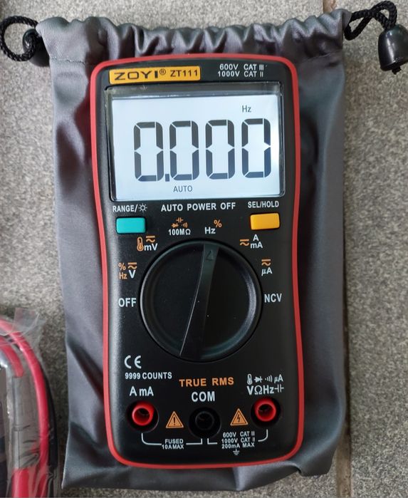 Мультиметр zoyi zt 111 батарейки