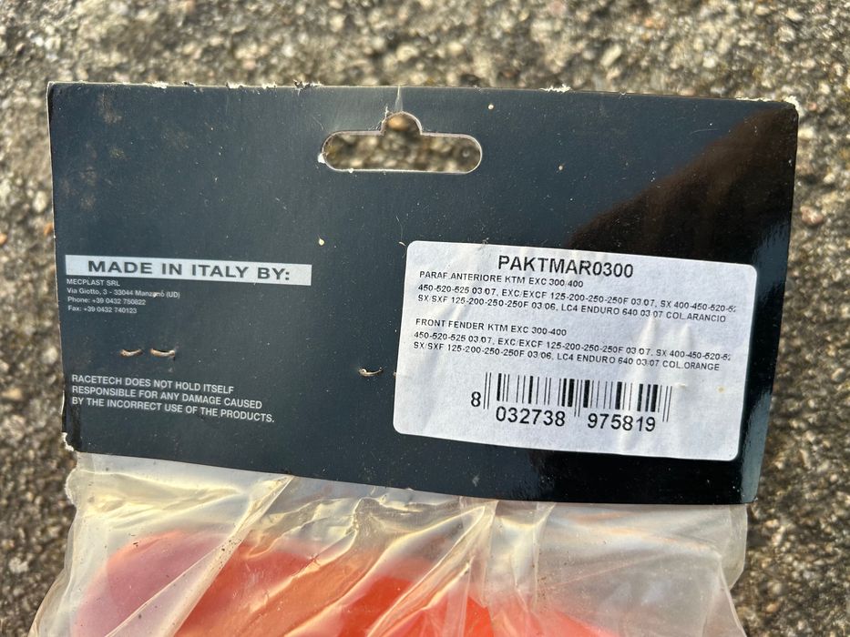 Kit protecções | plasticos KTM EXC/SX