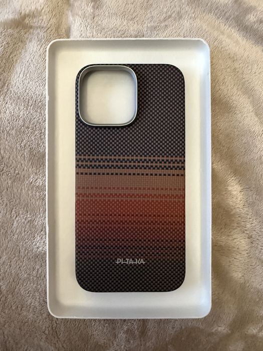 Чохол Pitaka Tactile Woven Sunset PitaTap для Iphone 16 Pro Max