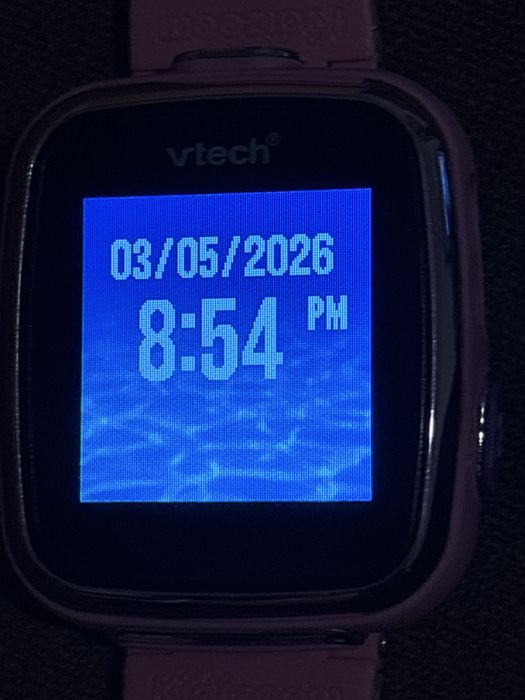Relógio rosa Kidizoom da vtech