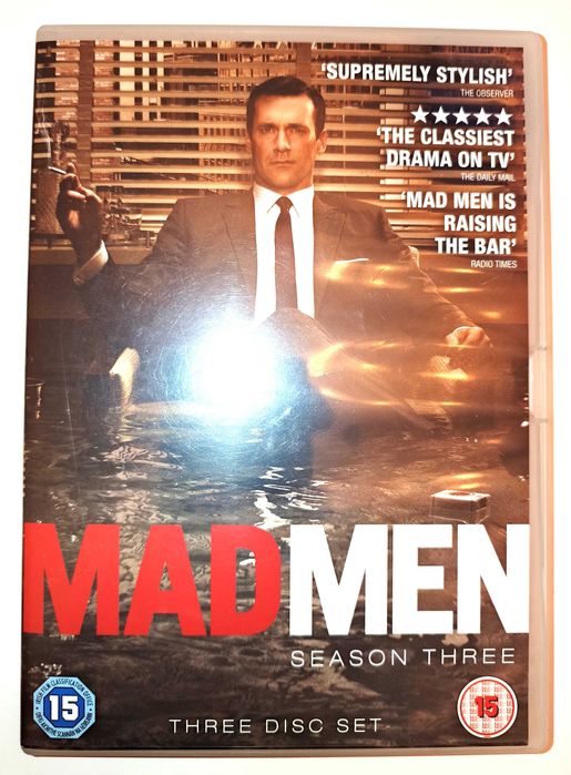 DVD film MadMen, English. Stan płyty bardzo dobry.