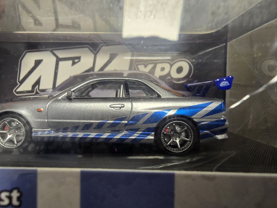 Nissan GT-R R34 C-West 1:64 Fast & Furious Szybcy i Wściekli Brian