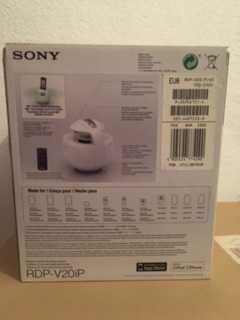 Sony RDP-V20iP Portable Dock Speaker Made for iPod/iPhone- Novo