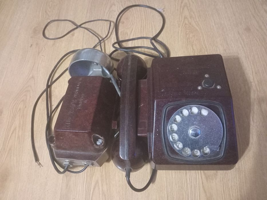 Винтажный бакелитовый шахтный морской промышленный телефонный аппарат