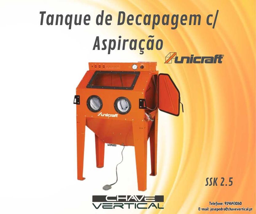 Tanque de Decapagem Interna SSK 2.5 de 310 Lt UNICRAFT  JR19