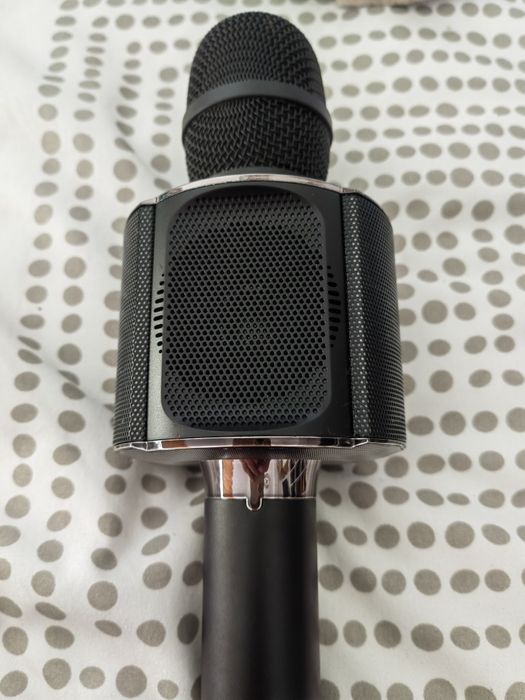 Microfone com coluna