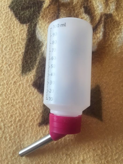 Поилка для грызуна, крысы, хомяка морской свинки 100 мл