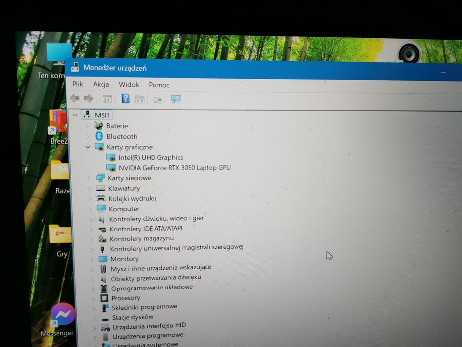 Laptop gamingowy msi 24gb ram rtx3050