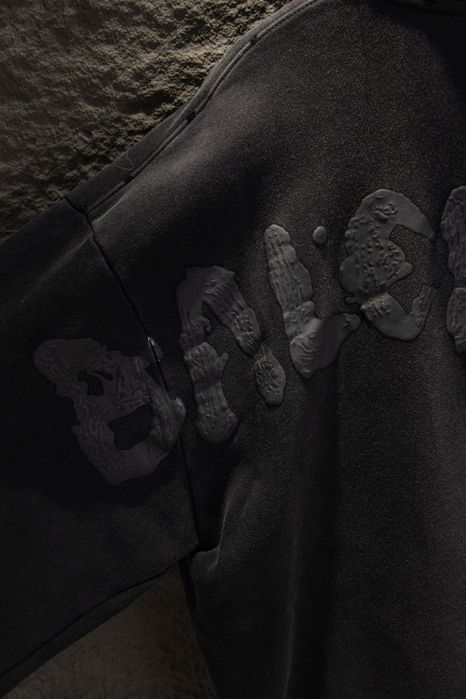 BALENCIAGA худи зип мужское оверсайз унисекс черное оригинал