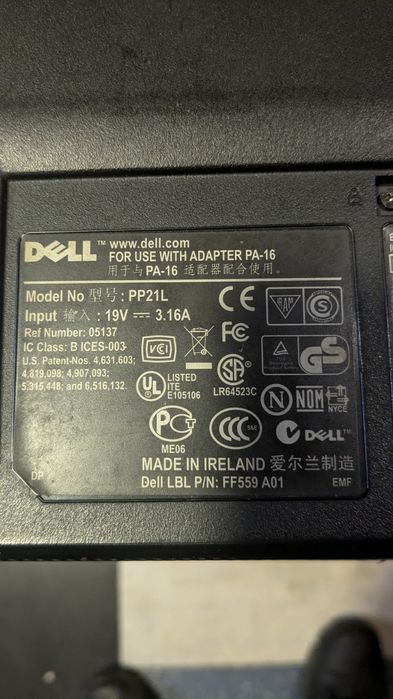 Ноутбук Dell PP21L