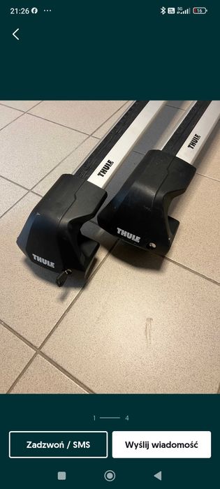 Bagażnik dachowy Thule Belki Audi a4 a6 a5 a7 q5 q7