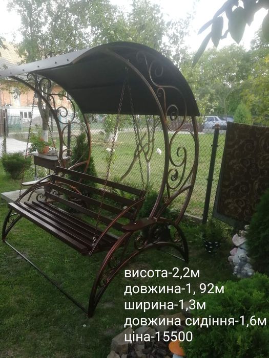 Виготовляємо ковані гойдалки, садові гойдалки, крісла кокони
