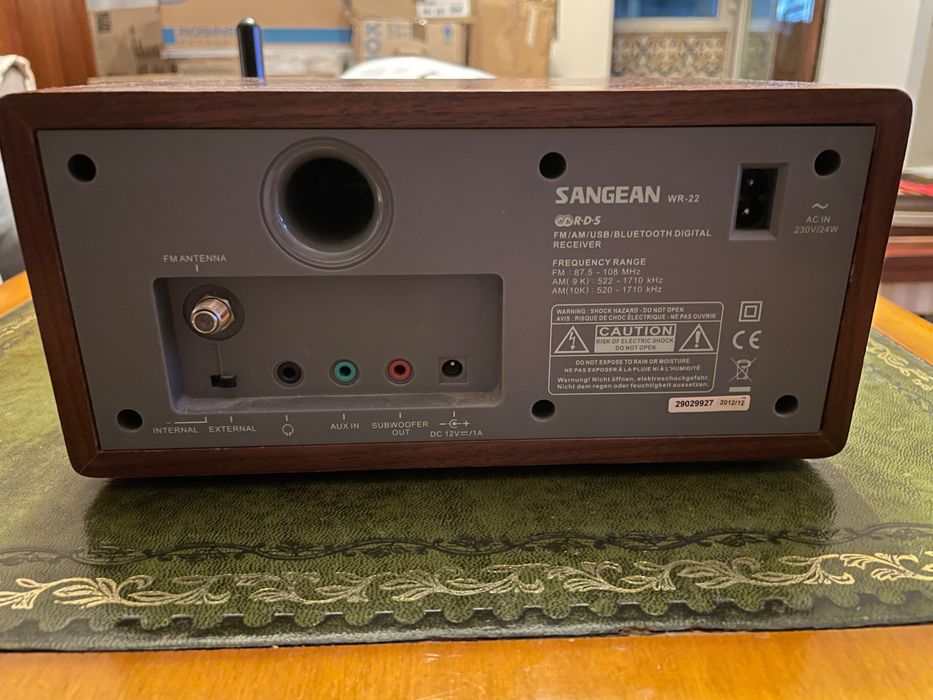 Digital Radio Sanjean WR-22 (Portable FM-RDS / USB / Bluetooth)64750492296449123