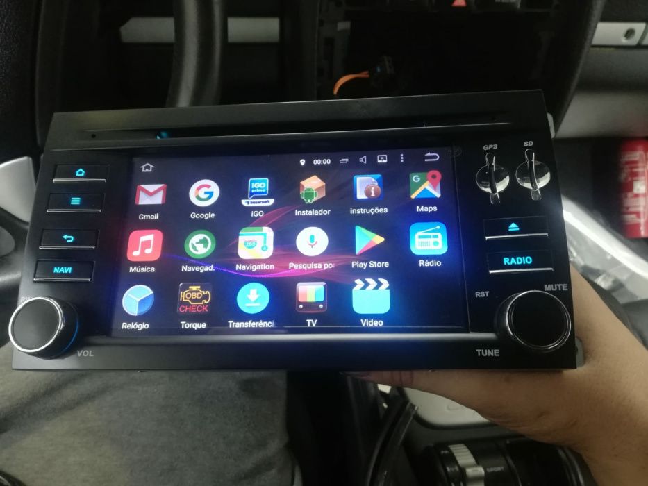 Radios novos porsche cayenne com gps Bluetooth sd usb