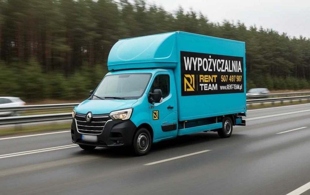 Wynajem samochodu dostawczego- kontener z windą 280 zł za dobę