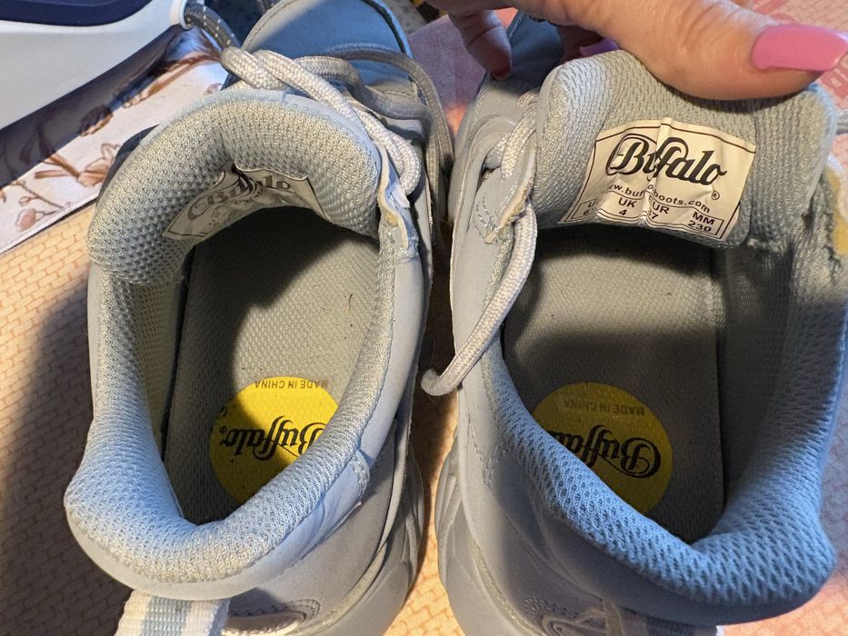 Buty buffalo sneakersy r.37 mega hit,błękitne ,modne,na czasie