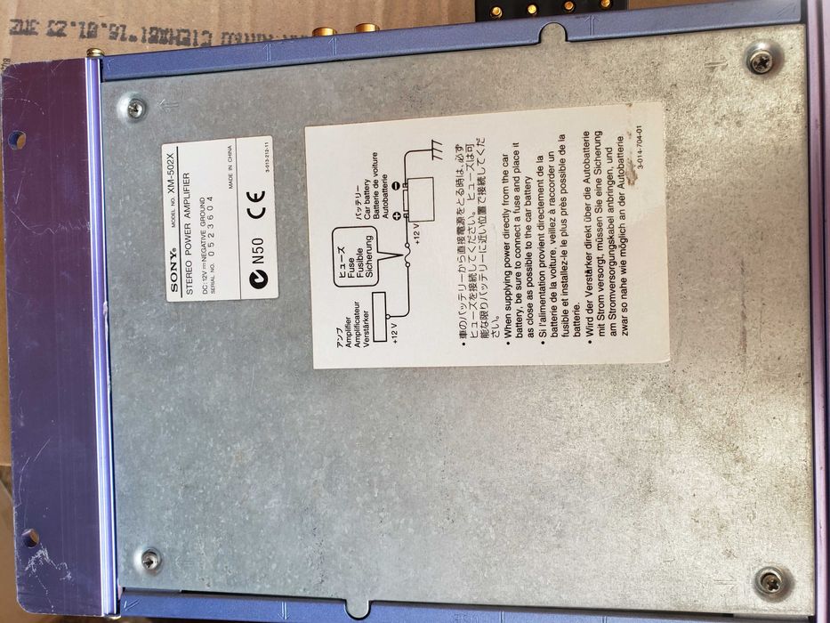 Усилитель автомобильный SONY XM-502X