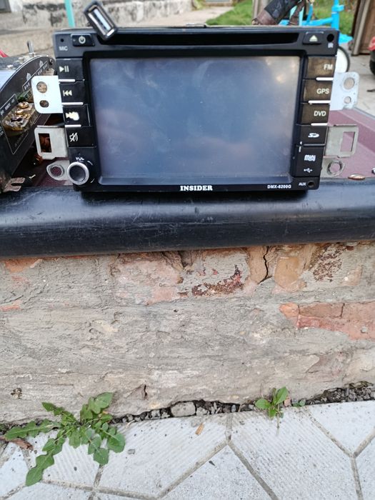 Автомагнітола 2дін, підсилювач на 4 канали, провода в комплекті