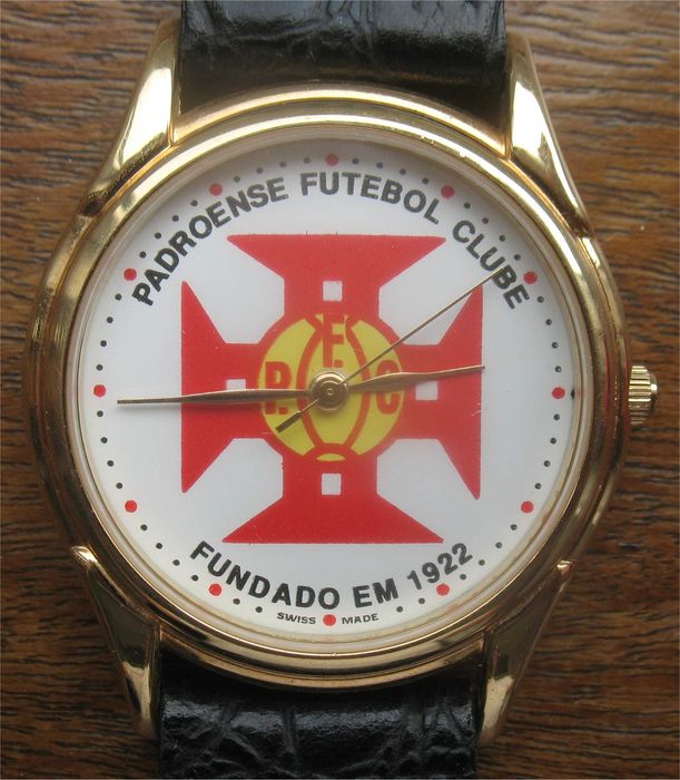 Relógio Vintage Promocional - Padroense Futebol Clube - Swiss Made