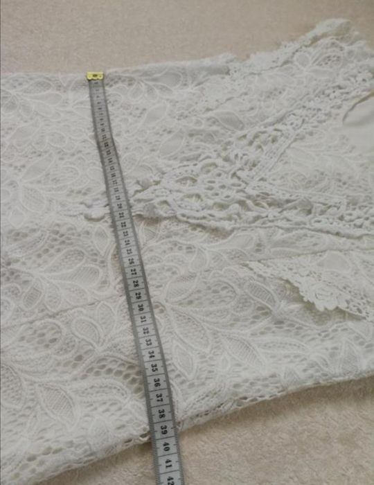 Брендова біла мереживна сукня Vila Clothes S-M