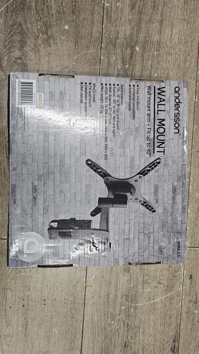 Uchwyt kątowy nascienny na telewizor, monitor.