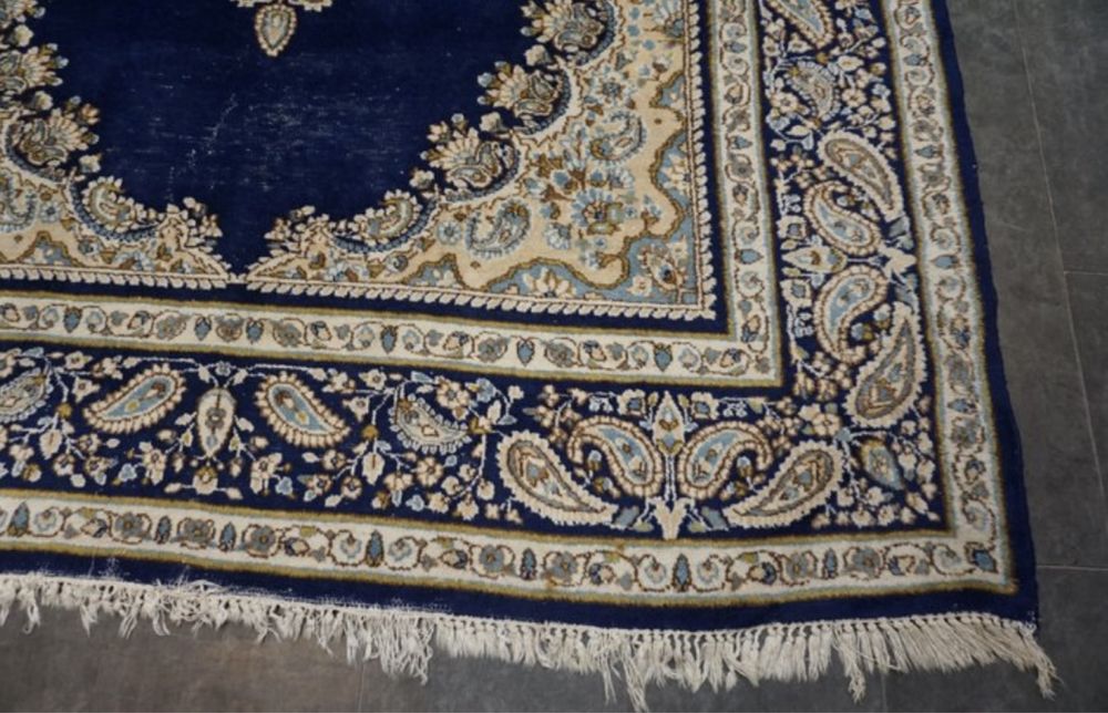 Bx Preço Tapete Persa Kirman Vintage com Certificado de Autenticidade