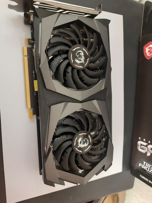 Видеокарта MSI  GAMING  GTX 1660  КАК НОВАЯ! пломба и другие