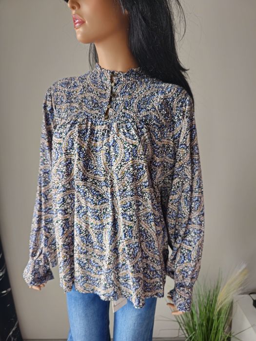 Elegancka Bluzka Garcia we Wzory – Styl Boho / Casual XL