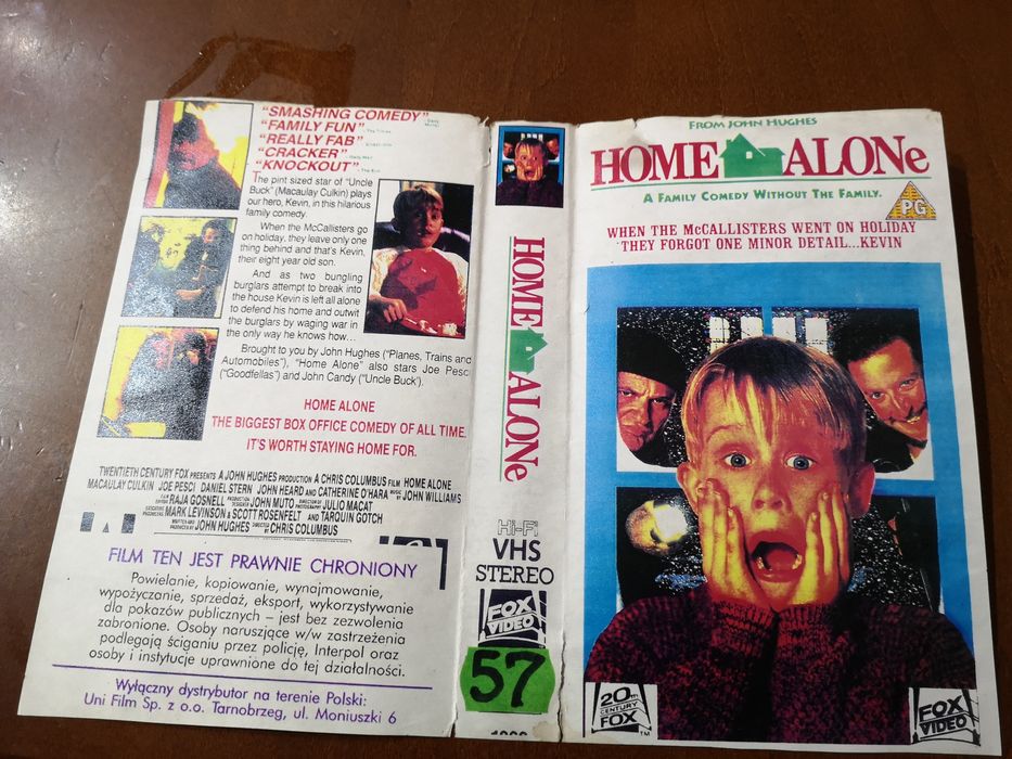 Kevin sam w domu okładka kasety vhs