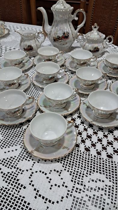 Serviço de chá antigo