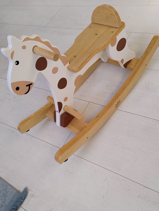 Drewniany konik na biegunach Vilac