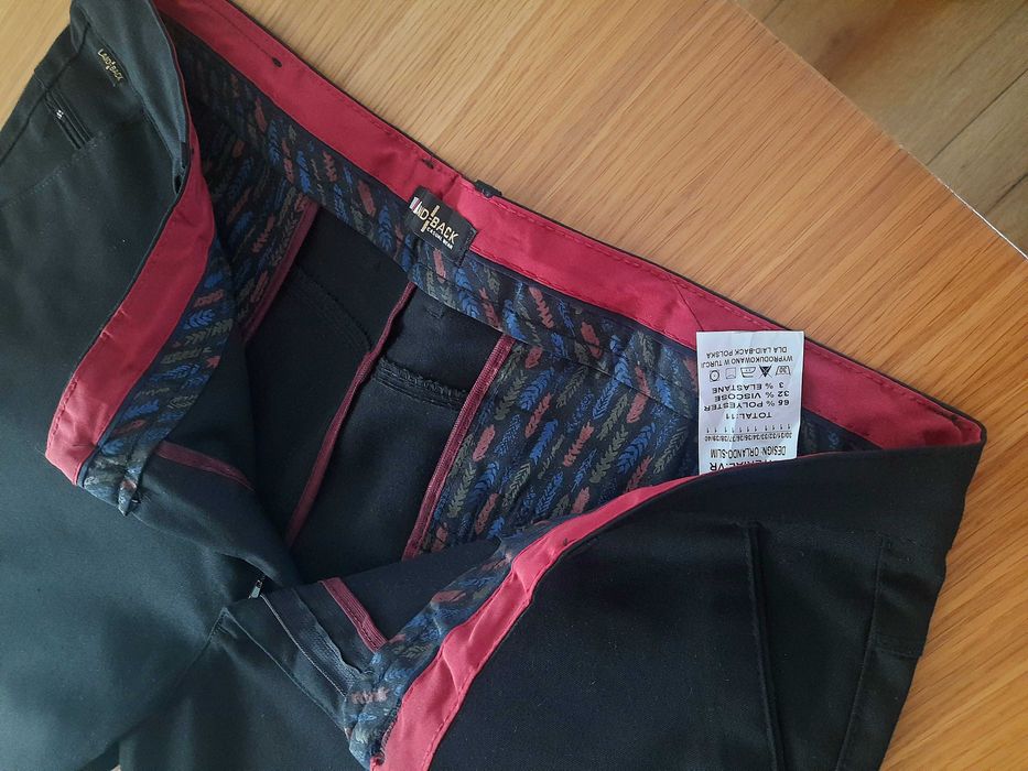 Eleganckie spodnie męskie XXL