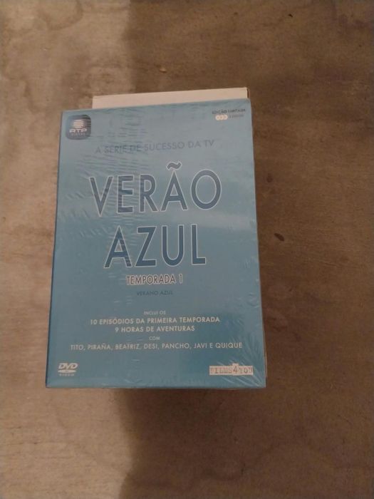 VERÃO AZUL – 1.ª Temporada – 10 Episódios – DVD – Série RTP Anos 80