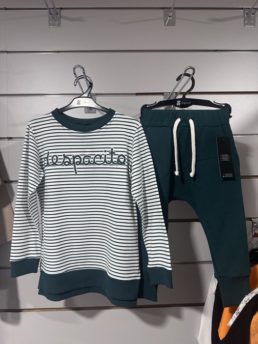 Spodnie dresy dla chłopca despacito zielone 98