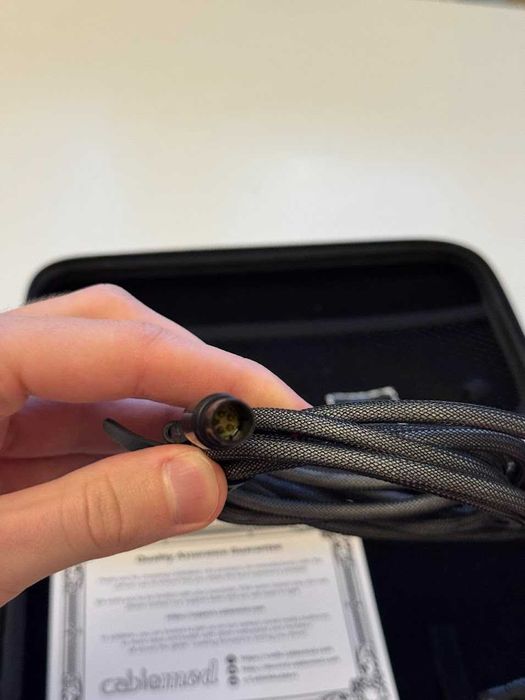 Kabel CableMod Custom Czarno-Bialy Aviator USB-C Na zamówienie Premium