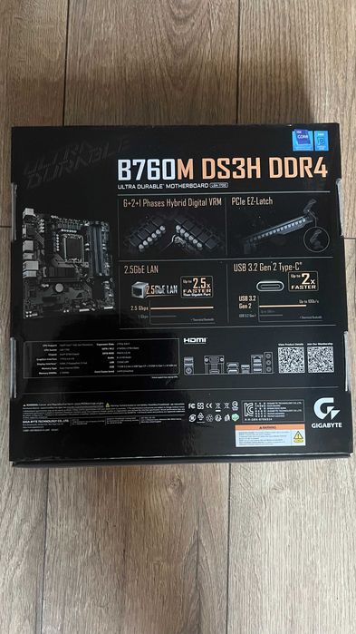 GIGABYTE™ B760M DS3H DDR4 /Nowa /Gwarancja/!!!SOLD!!!