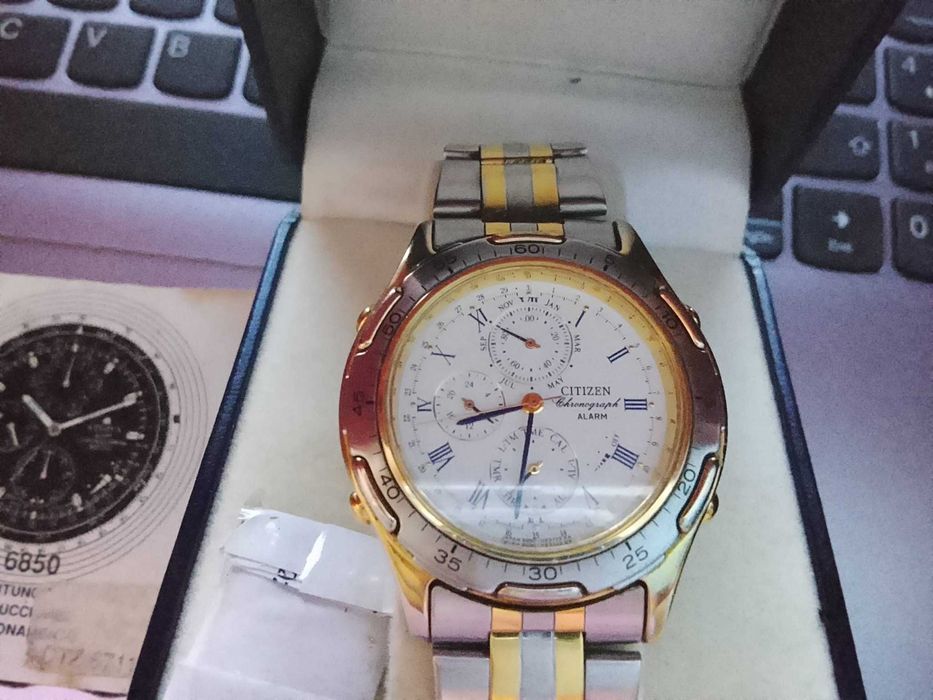 relógio masculino vintage Citizen.