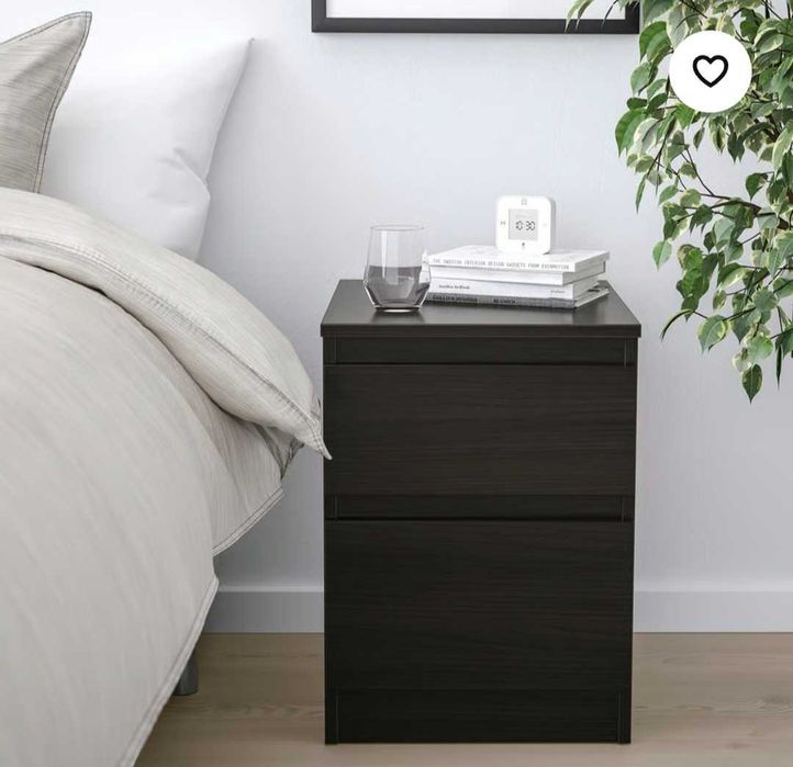 Mesa cabeceira 2 gavetas