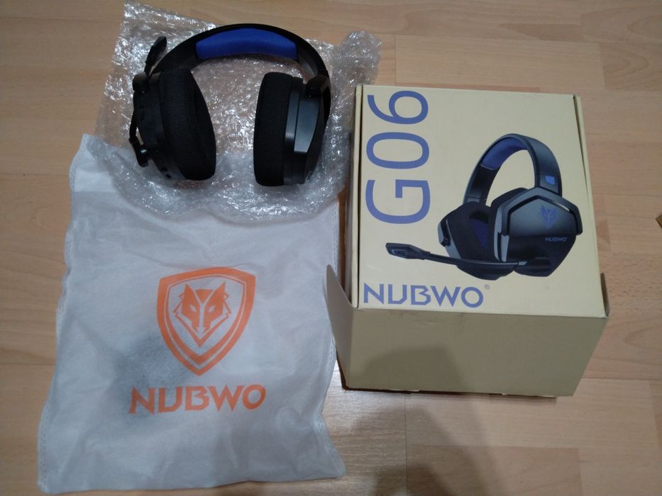 Słuchawki Gamingowe Nubwo bezprzewodowe bluetooth do gier z mikrofonem