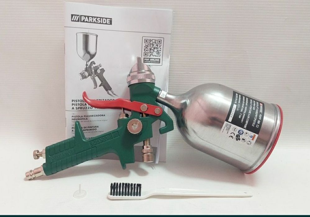 Пневматический краскопульт с Германии Parkside PDFP 500/пульверизатор