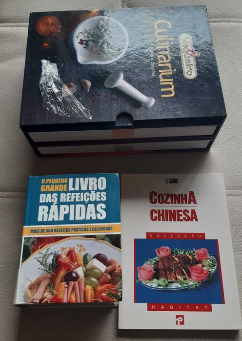 Lote livros sobre Cozinha
