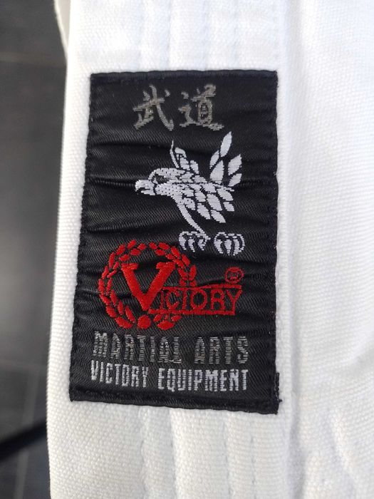 Karategi Victory kimono grube sztywne karate 170cm 15oz 100% bawełna
