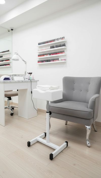 Podnóżek Do Pedicure Regulowany Biały