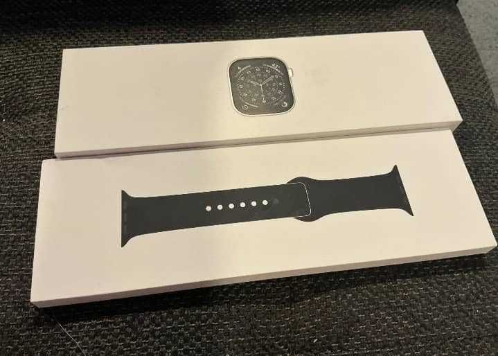 Apple Watch Series 11 de 46 mm em titânio natural, GPS e telemóvel, com garantia.