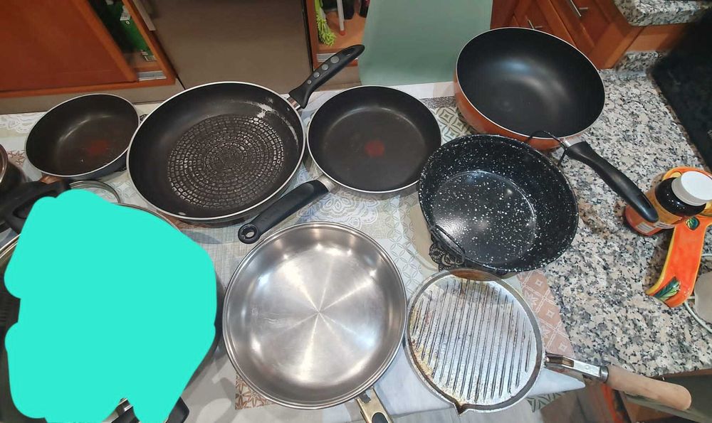 7 frigideiras impecaveis