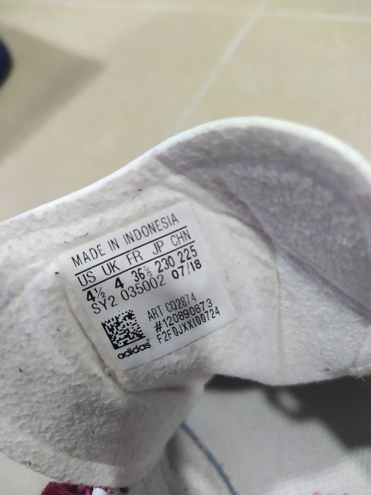 Sapatilhas Adidas Gazelle Bordô Tam.36/37